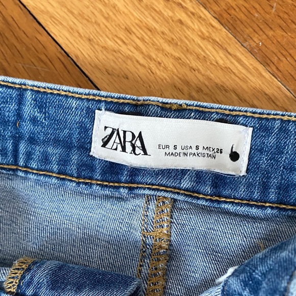 Zara Classic Blue Pencil Skirt - Picture 3 of 4